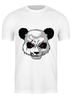 Заказать мужскую футболку в Москве. Футболка классическая Bad Panda  от T-shirt print  - готовые дизайны и нанесение принтов.