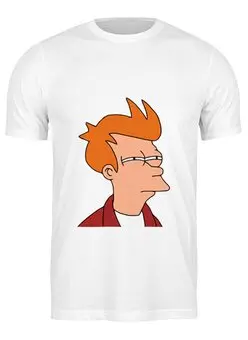 Заказать мужскую футболку в Москве. Футболка классическая Futurama от mems - готовые дизайны и нанесение принтов.