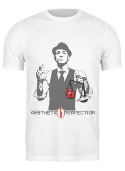 Заказать мужскую футболку в Москве. Футболка классическая Aesthetic Perfection от OEX design - готовые дизайны и нанесение принтов.