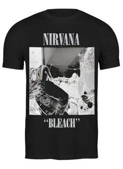 Заказать мужскую футболку в Москве. Футболка классическая Nirvana Bleach album t-shirt от rancid - готовые дизайны и нанесение принтов.