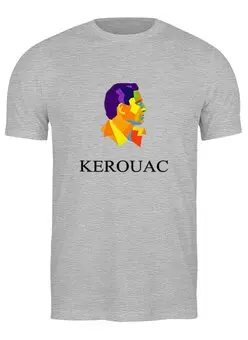 Заказать мужскую футболку в Москве. Футболка классическая Jack Kerouac от Bhaskar  - готовые дизайны и нанесение принтов.
