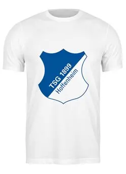 Заказать мужскую футболку в Москве. Футболка классическая Hoffenheim от THE_NISE  - готовые дизайны и нанесение принтов.