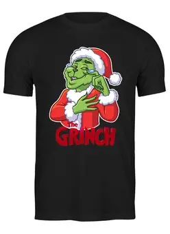 Заказать мужскую футболку в Москве. Футболка классическая Grinch  от T-shirt print  - готовые дизайны и нанесение принтов.