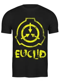 Заказать мужскую футболку в Москве. Футболка классическая SCP, Euclid от geekbox - готовые дизайны и нанесение принтов.