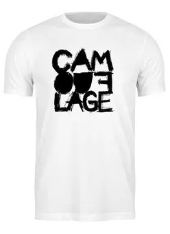 Заказать мужскую футболку в Москве. Футболка классическая Camouflage band LOGO от Black Pimpf - готовые дизайны и нанесение принтов.
