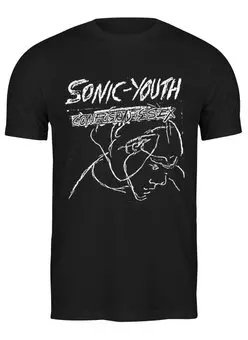 Заказать мужскую футболку в Москве. Футболка классическая Sonic Youth от geekbox - готовые дизайны и нанесение принтов.