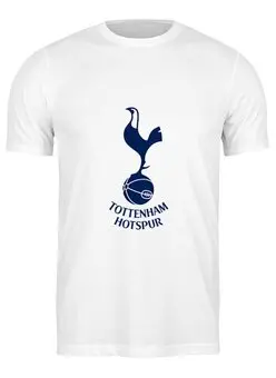 Заказать мужскую футболку в Москве. Футболка классическая Tottenham Hotspur от THE_NISE  - готовые дизайны и нанесение принтов.