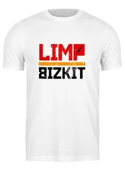 Заказать мужскую футболку в Москве. Футболка классическая Limp Bizkit от BURNSHIRTS - готовые дизайны и нанесение принтов.