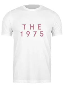 Заказать мужскую футболку в Москве. Футболка классическая The 1975 от cherdantcev - готовые дизайны и нанесение принтов.