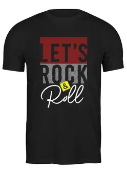 Заказать мужскую футболку в Москве. Футболка классическая Rock n Roll  от T-shirt print  - готовые дизайны и нанесение принтов.