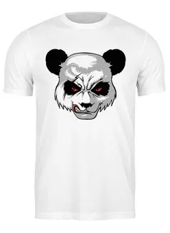 Заказать мужскую футболку в Москве. Футболка классическая Bad Panda  от T-shirt print  - готовые дизайны и нанесение принтов.
