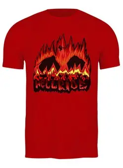 Заказать мужскую футболку в Москве. Футболка классическая Hell Ride от oneredfoxstore@gmail.com - готовые дизайны и нанесение принтов.