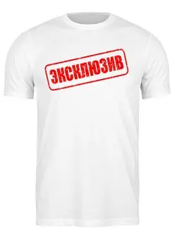 Заказать мужскую футболку в Москве. Футболка классическая ЭКСКЛЮЗИВ от Алексс Неро - готовые дизайны и нанесение принтов.