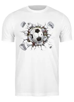 Заказать мужскую футболку в Москве. Футболка классическая ✪FootBall✪ от balden - готовые дизайны и нанесение принтов.