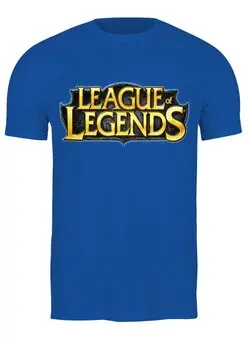 Заказать мужскую футболку в Москве. Футболка классическая league of legends от vita22 - готовые дизайны и нанесение принтов.