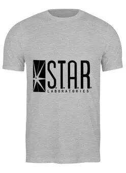 Заказать мужскую футболку в Москве. Футболка классическая Star Labs от Arrow92 - готовые дизайны и нанесение принтов.