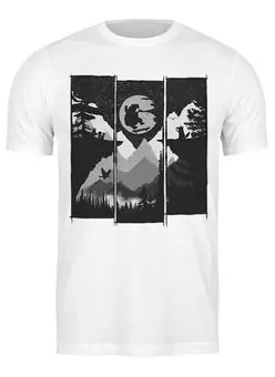 Заказать мужскую футболку в Москве. Футболка классическая Wild Flip от oneredfoxstore@gmail.com - готовые дизайны и нанесение принтов.