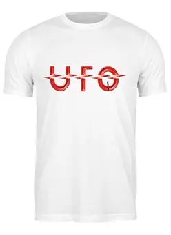 Заказать мужскую футболку в Москве. Футболка классическая группа UFO от Fedor - готовые дизайны и нанесение принтов.