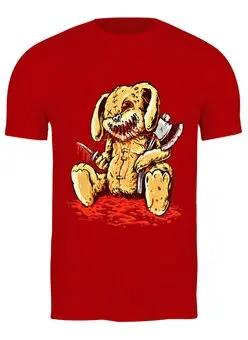 Заказать мужскую футболку в Москве. Футболка классическая Кровавый кроль от ПРИНТЫ ПЕЧАТЬ  - готовые дизайны и нанесение принтов.