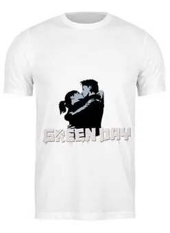 Заказать мужскую футболку в Москве. Футболка классическая "Green Day" - 21st Century Breakdown от shinko - готовые дизайны и нанесение принтов.
