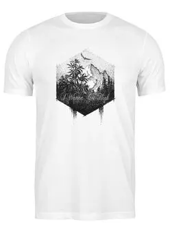 Заказать мужскую футболку в Москве. Футболка классическая So High от oneredfoxstore@gmail.com - готовые дизайны и нанесение принтов.