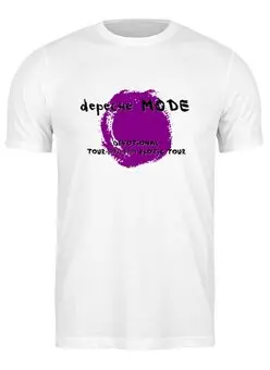 Заказать мужскую футболку в Москве. Футболка классическая Depeche Mode SOFAD от Black Pimpf - готовые дизайны и нанесение принтов.