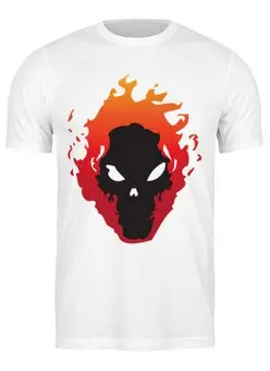 Заказать мужскую футболку в Москве. Футболка классическая Skulls от oneredfoxstore@gmail.com - готовые дизайны и нанесение принтов.