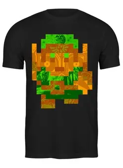 Заказать мужскую футболку в Москве. Футболка классическая Minecraft  от T-shirt print  - готовые дизайны и нанесение принтов.