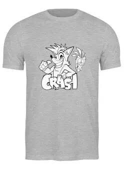 Заказать мужскую футболку в Москве. Футболка классическая Crash от THE_NISE  - готовые дизайны и нанесение принтов.