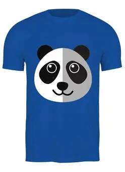 Заказать мужскую футболку в Москве. Футболка классическая Панда от nadegda - готовые дизайны и нанесение принтов.