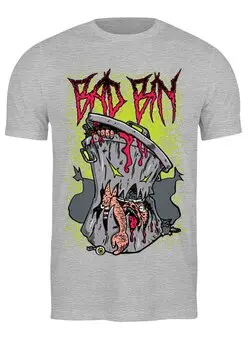 Заказать мужскую футболку в Москве. Футболка классическая Bad Bin от T-shirt print  - готовые дизайны и нанесение принтов.