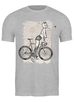 Заказать мужскую футболку в Москве. Футболка классическая Bike Punk  от oneredfoxstore@gmail.com - готовые дизайны и нанесение принтов.