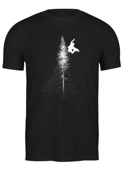 Заказать мужскую футболку в Москве. Футболка классическая Snow Tree от oneredfoxstore@gmail.com - готовые дизайны и нанесение принтов.