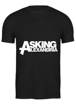 Заказать мужскую футболку в Москве. Футболка классическая Asking Alexandria от BURNSHIRTS - готовые дизайны и нанесение принтов.