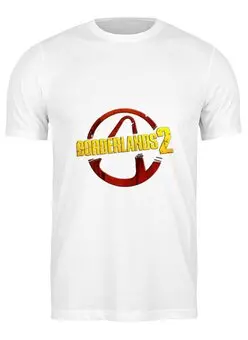 Заказать мужскую футболку в Москве. Футболка классическая Borderlands от THE_NISE  - готовые дизайны и нанесение принтов.