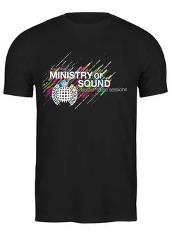 Заказать мужскую футболку в Москве. Футболка классическая Ministry Of Sound  от Denis M. - готовые дизайны и нанесение принтов.