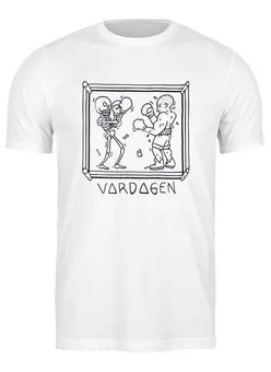 Заказать мужскую футболку в Москве. Футболка классическая Vardagen от Kostya  - готовые дизайны и нанесение принтов.
