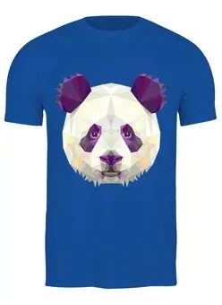 Заказать мужскую футболку в Москве. Футболка классическая Панда от trend - готовые дизайны и нанесение принтов.