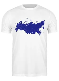 Заказать мужскую футболку в Москве. Футболка классическая РОССИЯ от Jimmy Flash - готовые дизайны и нанесение принтов.