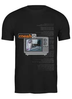 Заказать мужскую футболку в Москве. Футболка классическая Mesh / Adjust Your Set от OEX design - готовые дизайны и нанесение принтов.