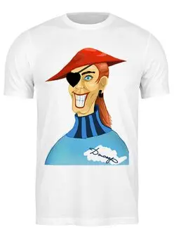 Заказать мужскую футболку в Москве. Футболка классическая джокер от port-n@yandex.ru - готовые дизайны и нанесение принтов.
