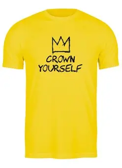 Заказать мужскую футболку в Москве. Футболка классическая Корона / Баския от Just kidding - готовые дизайны и нанесение принтов.
