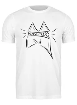 Заказать мужскую футболку в Москве. Футболка классическая Meow-Tang Clan от oneredfoxstore@gmail.com - готовые дизайны и нанесение принтов.