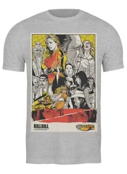 Заказать мужскую футболку в Москве. Футболка классическая Kill Bill  от KinoArt - готовые дизайны и нанесение принтов.