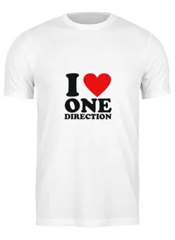 Заказать мужскую футболку в Москве. Футболка классическая One Direction от originals - готовые дизайны и нанесение принтов.