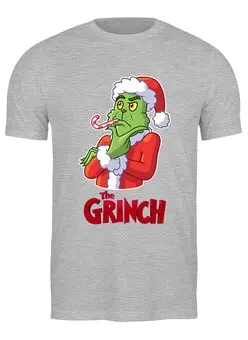 Заказать мужскую футболку в Москве. Футболка классическая Grinch  от T-shirt print  - готовые дизайны и нанесение принтов.