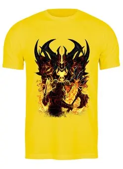 Заказать мужскую футболку в Москве. Футболка классическая Diablo   от Print design  - готовые дизайны и нанесение принтов.