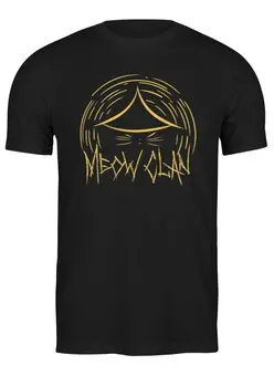 Заказать мужскую футболку в Москве. Футболка классическая Meow-Tang Clan от oneredfoxstore@gmail.com - готовые дизайны и нанесение принтов.