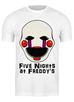 Заказать мужскую футболку в Москве. Футболка классическая Five Nights At Freddy's от vista12761@rambler.ru - готовые дизайны и нанесение принтов.