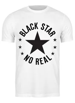 Заказать мужскую футболку в Москве. Футболка классическая Black star от Djimas Leonki - готовые дизайны и нанесение принтов.